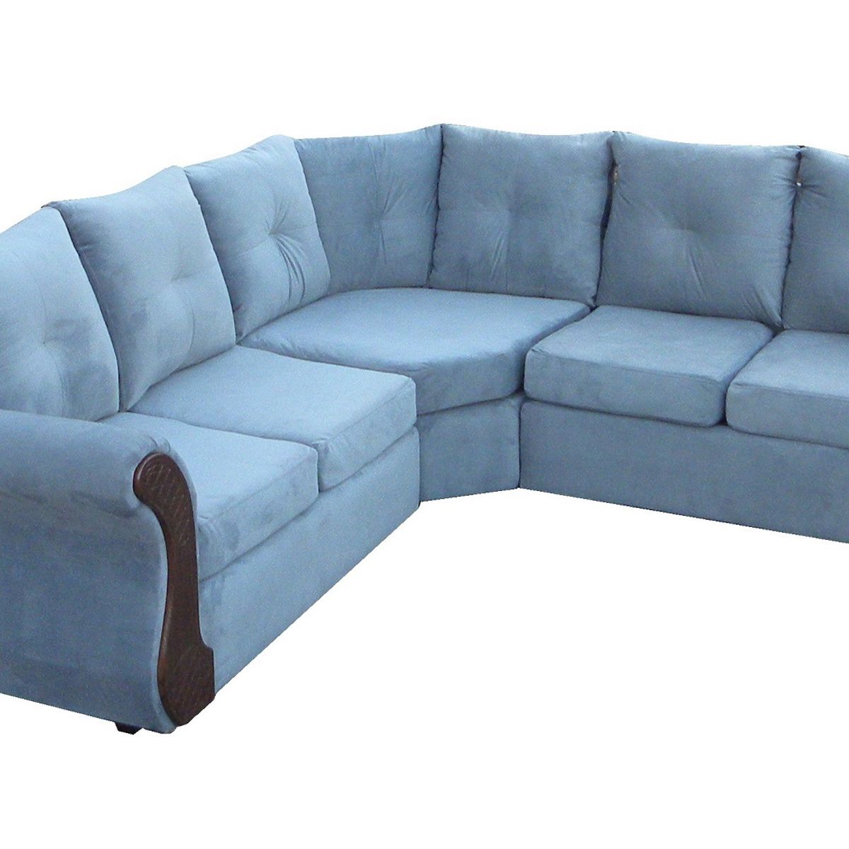 ALMORE - SECCIONAL ATLANTA FELPA GRIS CHOCO ALMORE