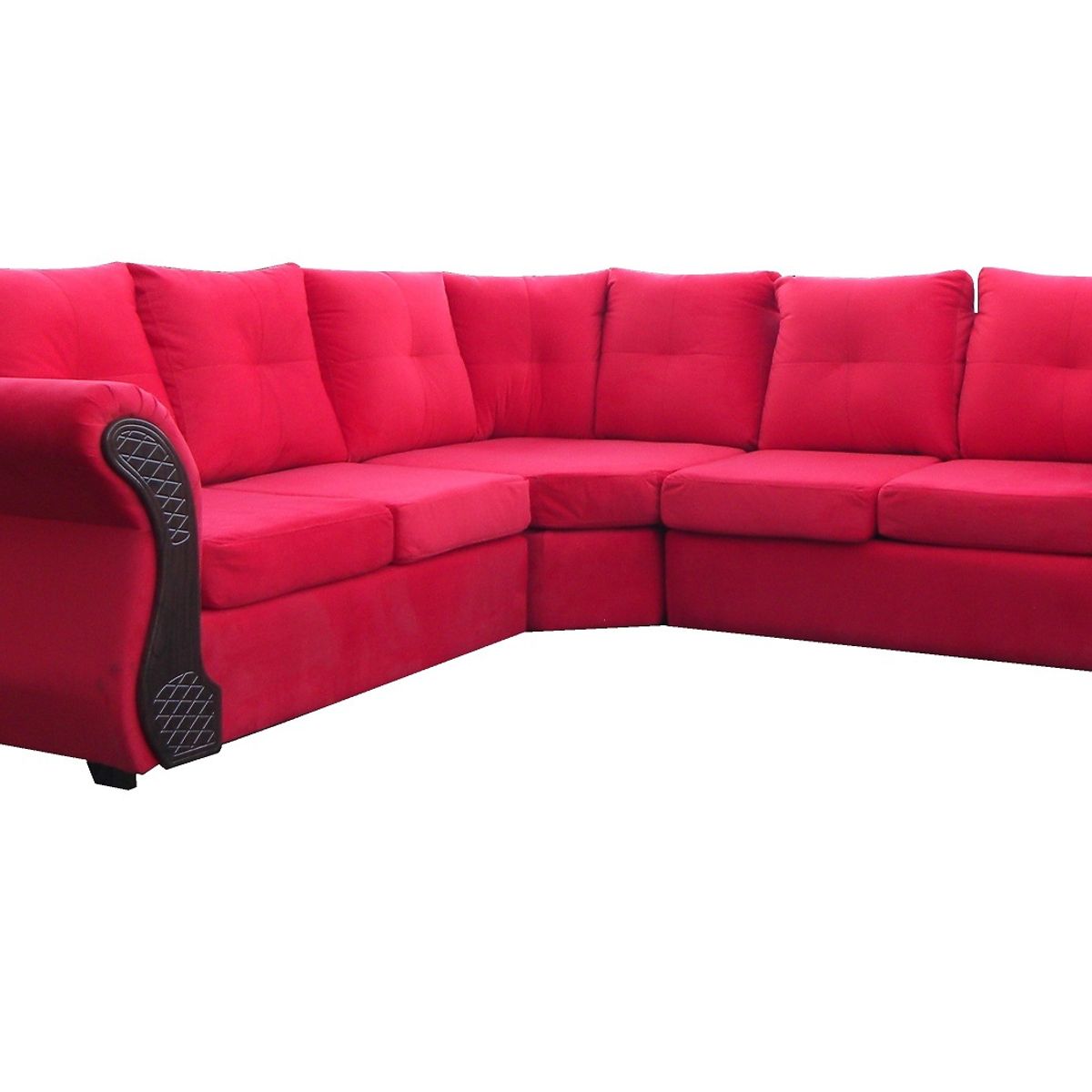 ALMORE - SECCIONAL ATLANTA FELPA ROJO CHOCO ALMORE