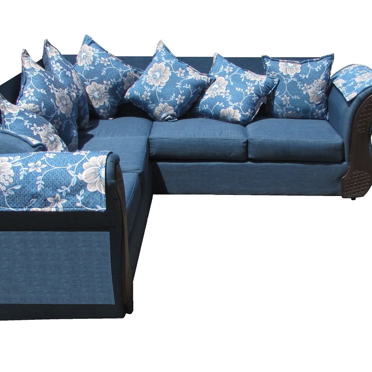 ALMORE - SECCIONAL IRLANDA AZUL CHOCO ALMORE