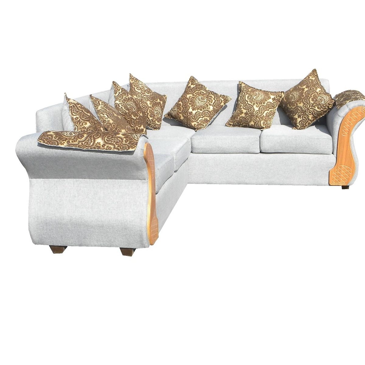 ALMORE - SECCIONAL IRLANDA GRIS MIEL ALMORE