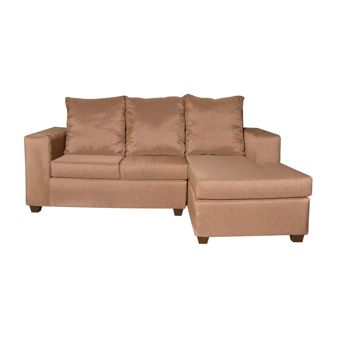 ALMORE - SECCIONAL ROMANO DERECHO 3 CPS CAFE TELA ALMORE