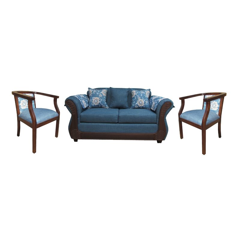 ALMORE - SOFA  COMENSAL 211 IRLANDA AZUL CHOCO ALMORE