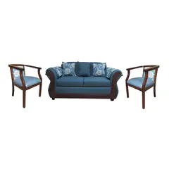 ALMORE - SOFA COMENSAL 211 IRLANDA AZUL CHOCO