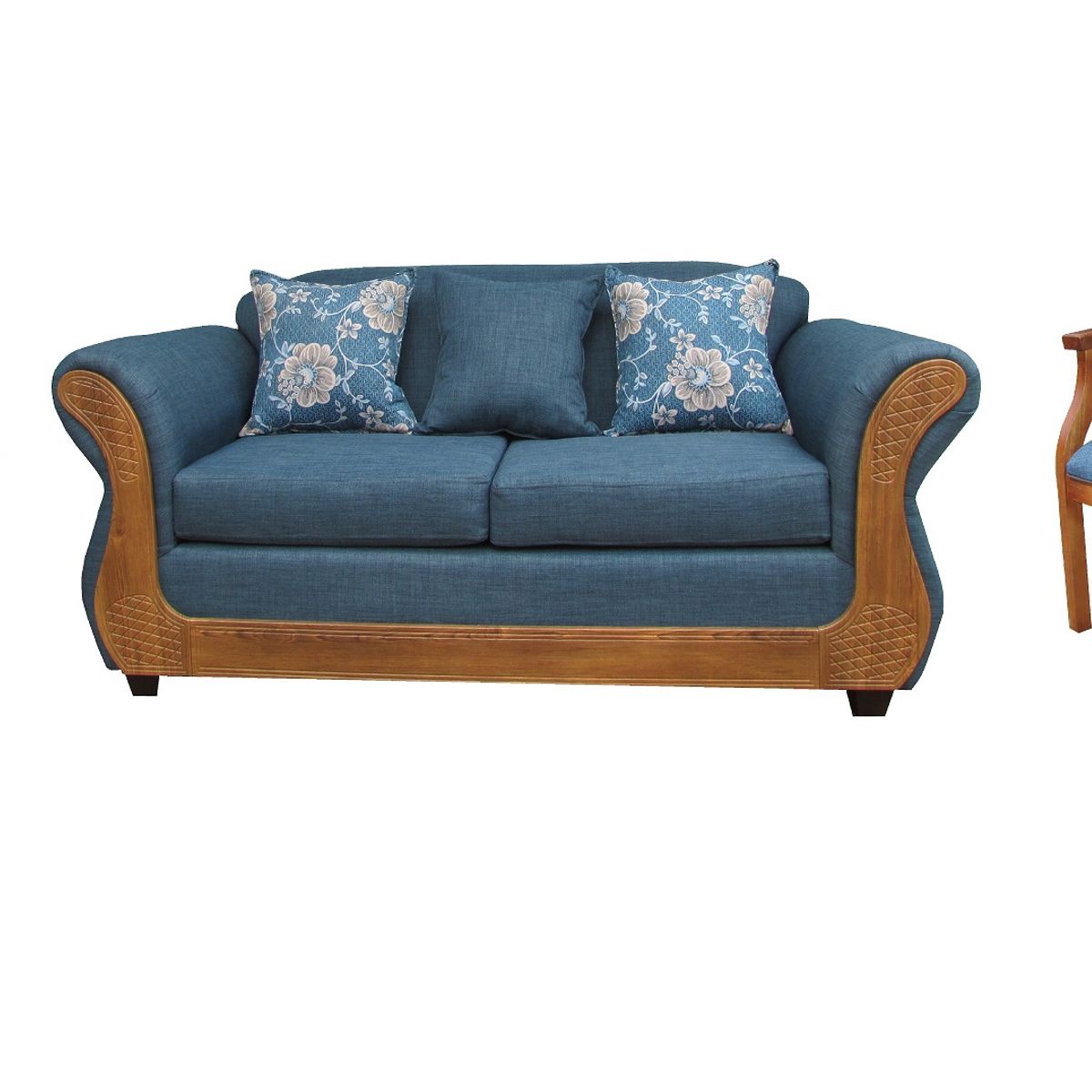 ALMORE - SOFA  COMENSAL 211 IRLANDA AZUL MIEL ALMORE