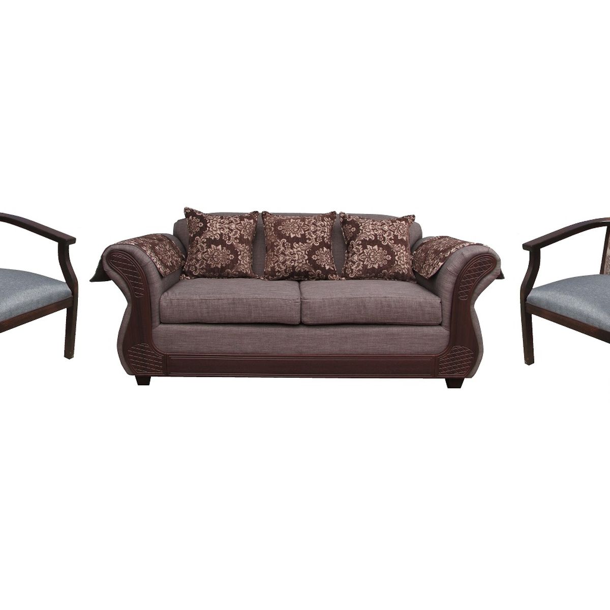 ALMORE - SOFA  COMENSAL 211 IRLANDA GRIS CHOCO ALMORE
