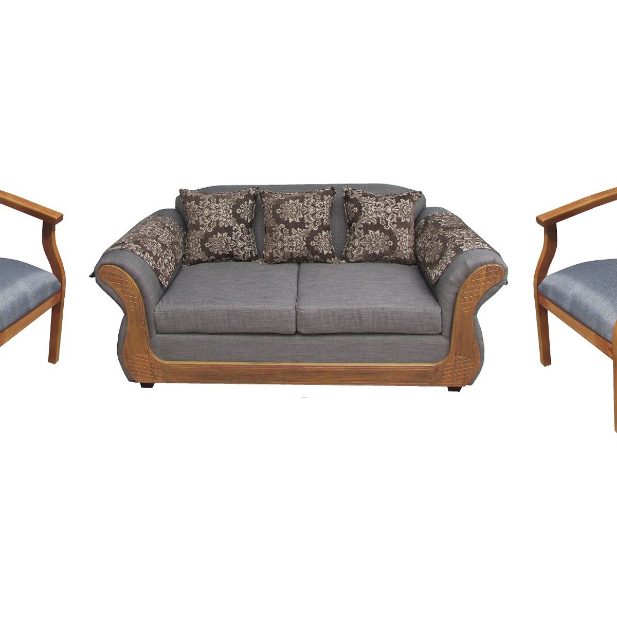 ALMORE - SOFA  COMENSAL 211 IRLANDA GRIS MIEL ALMORE