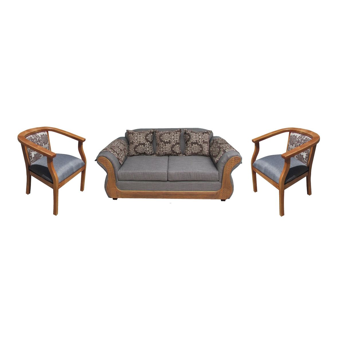 ALMORE - SOFA  COMENSAL 211 IRLANDA GRIS MIEL ALMORE