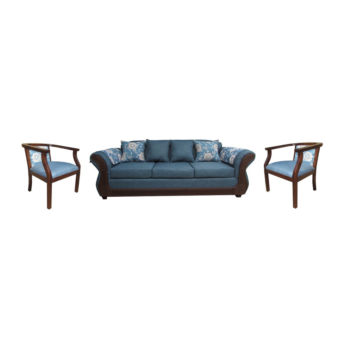 ALMORE - SOFA  COMENSAL 311 IRLANDA AZUL CHOCO ALMORE