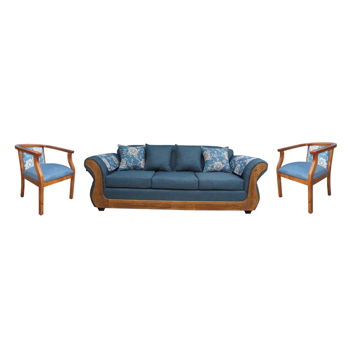 ALMORE - SOFA  COMENSAL 311 IRLANDA AZUL MIEL ALMORE