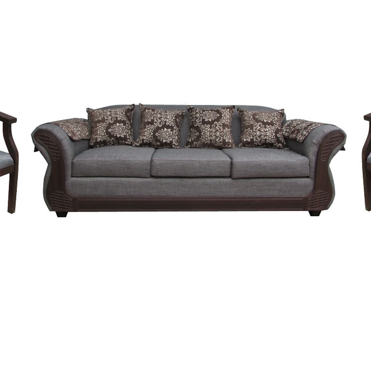 ALMORE - SOFA  COMENSAL 311 IRLANDA GRIS CHOCO ALMORE