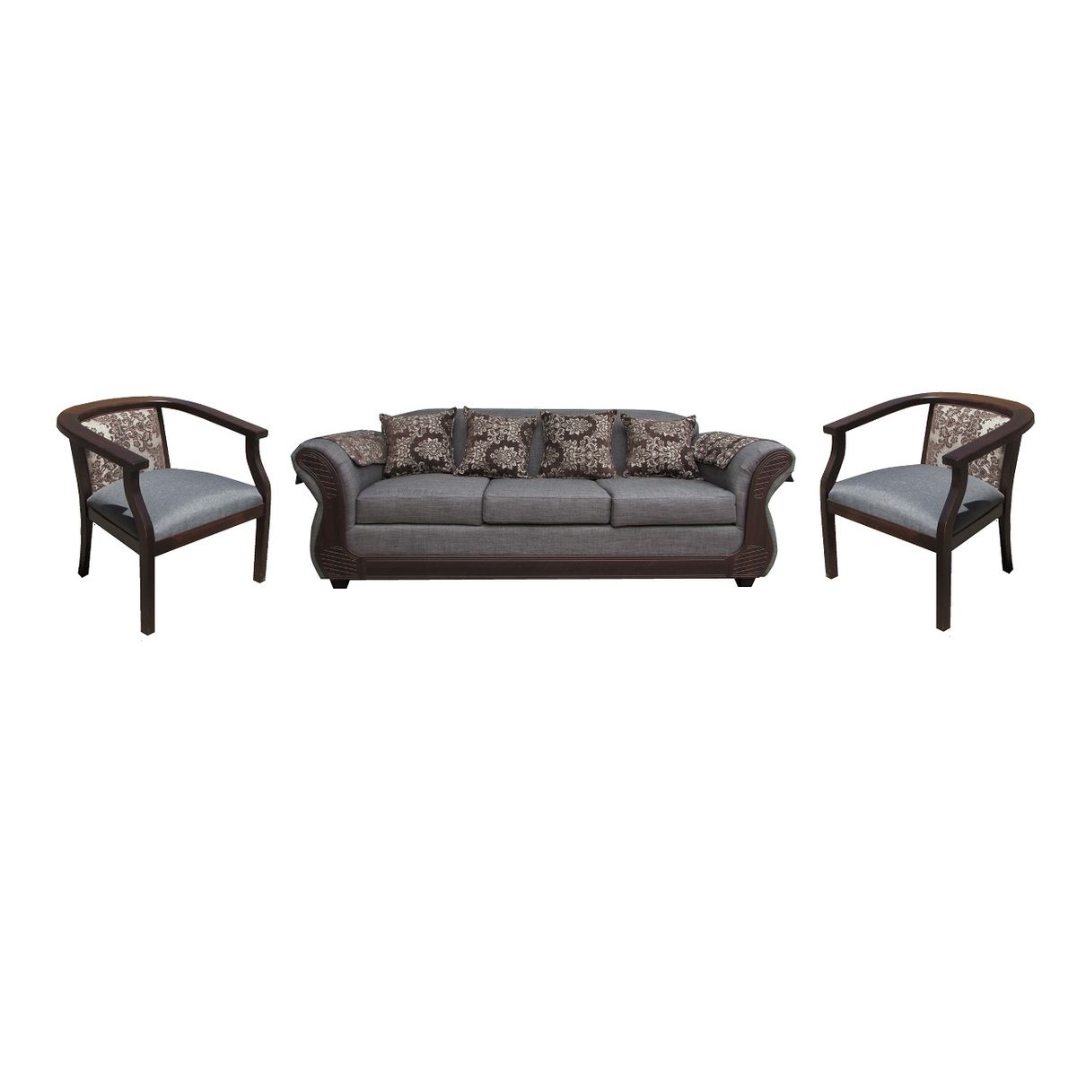ALMORE - SOFA  COMENSAL 311 IRLANDA GRIS CHOCO ALMORE