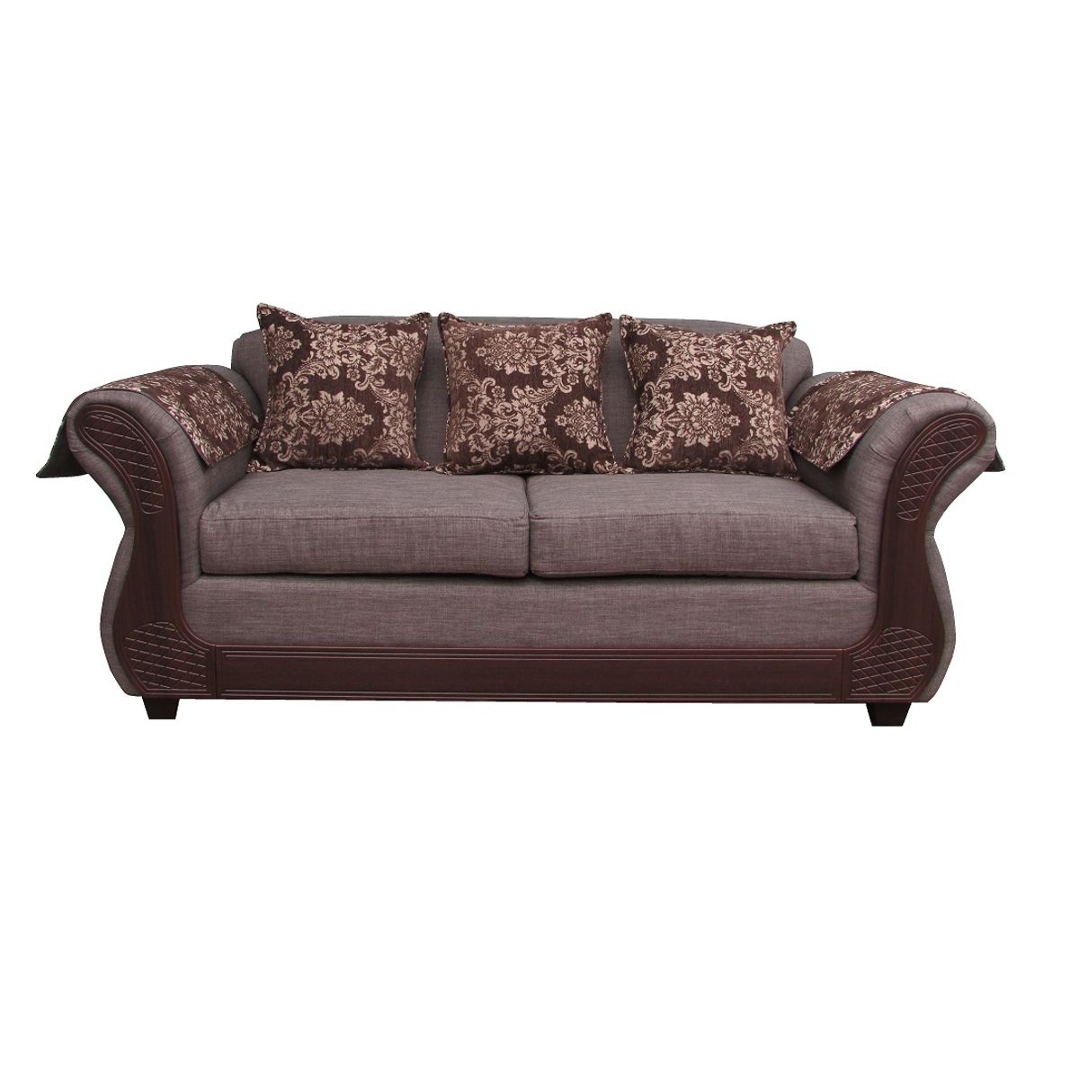 ALMORE - SOFA IRLANDA 2 CPS GRIS CHOCO ALMORE