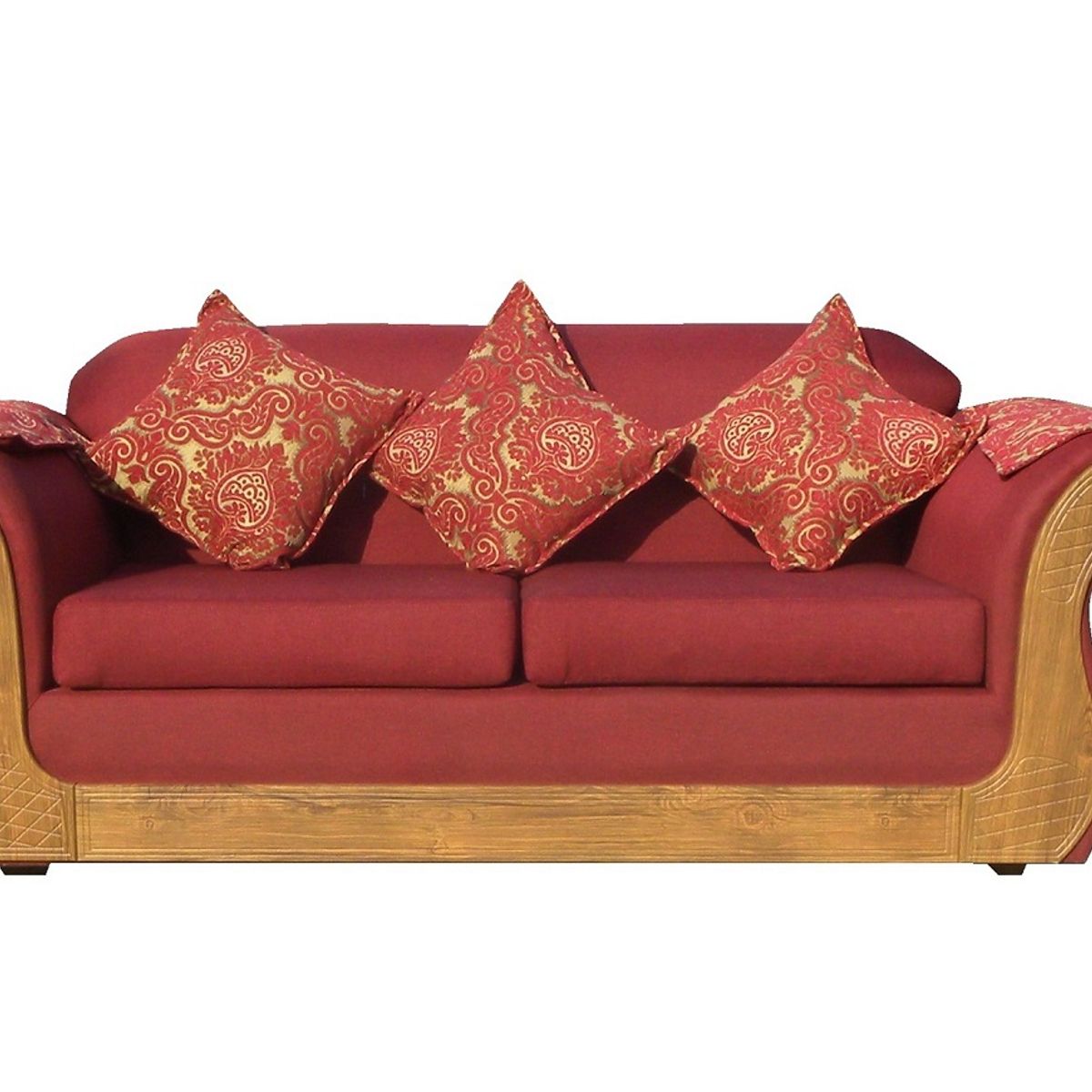 ALMORE - SOFA IRLANDA 2 CPS ROJO MIEL ALMORE