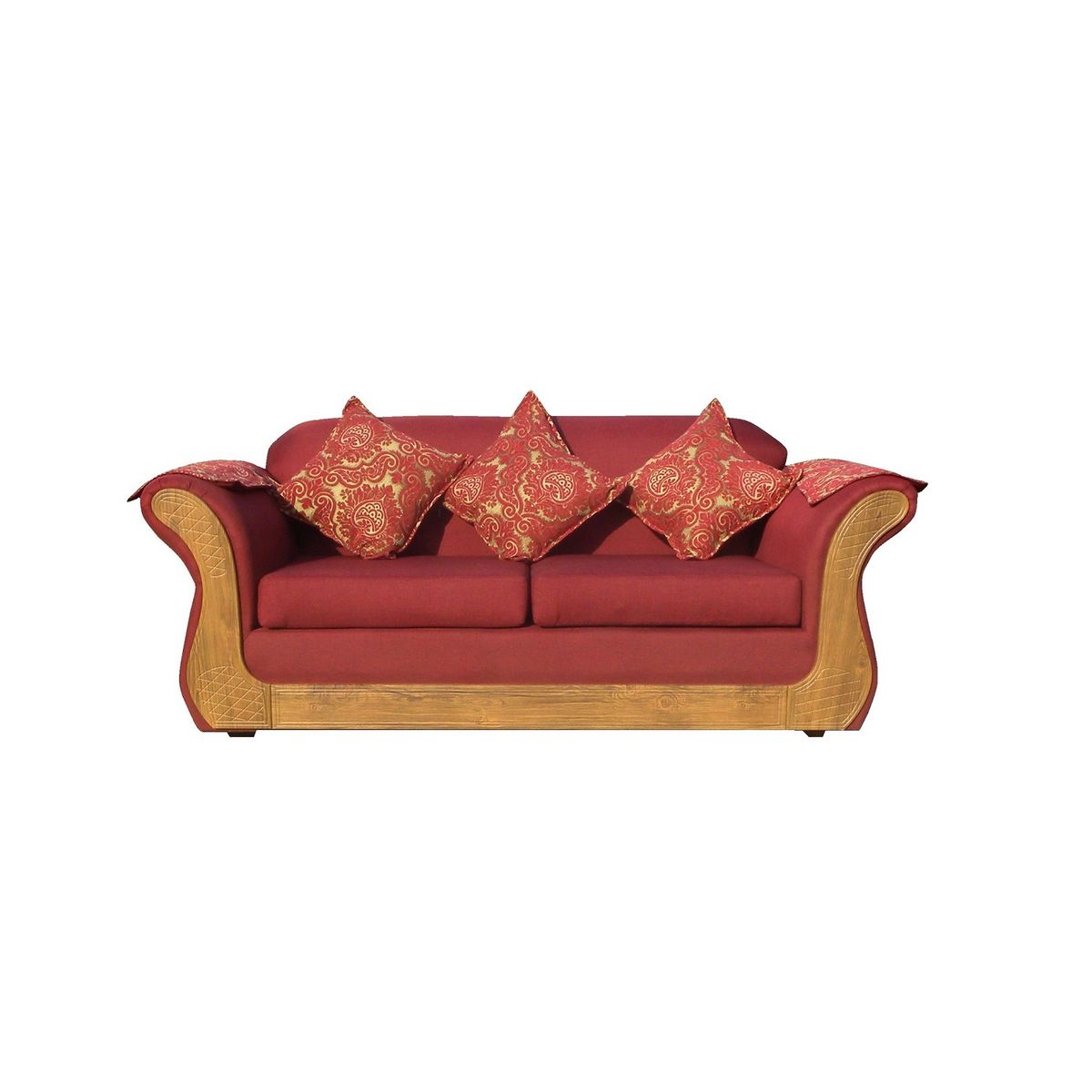 ALMORE - SOFA IRLANDA 2 CPS ROJO MIEL ALMORE