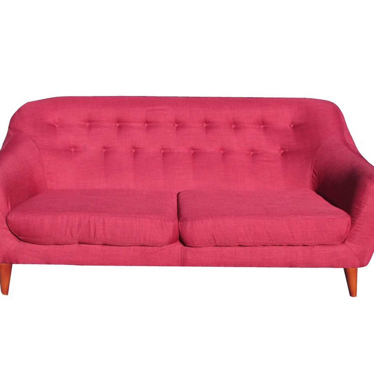 ALMORE - SOFA NORWEIS 2 CPS TELA ROJO ALMORE