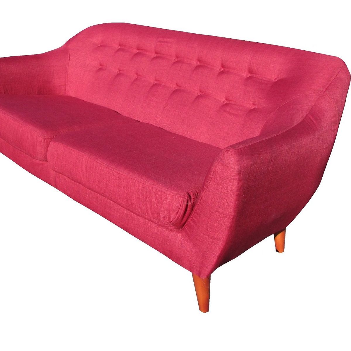 ALMORE - SOFA NORWEIS 2 CPS TELA ROJO ALMORE