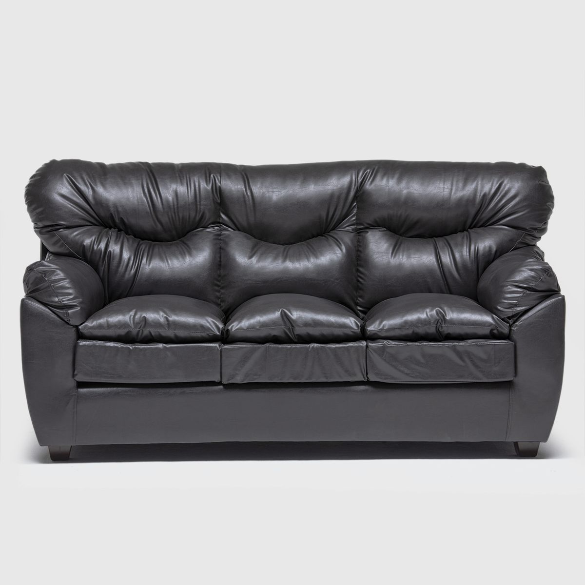 ALMORE - SOFA BELEN 3 CPS PU NEGRO ALMORE