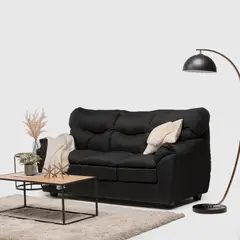 ALMORE - SOFA BELEN 3 CPS TELA NEGRO