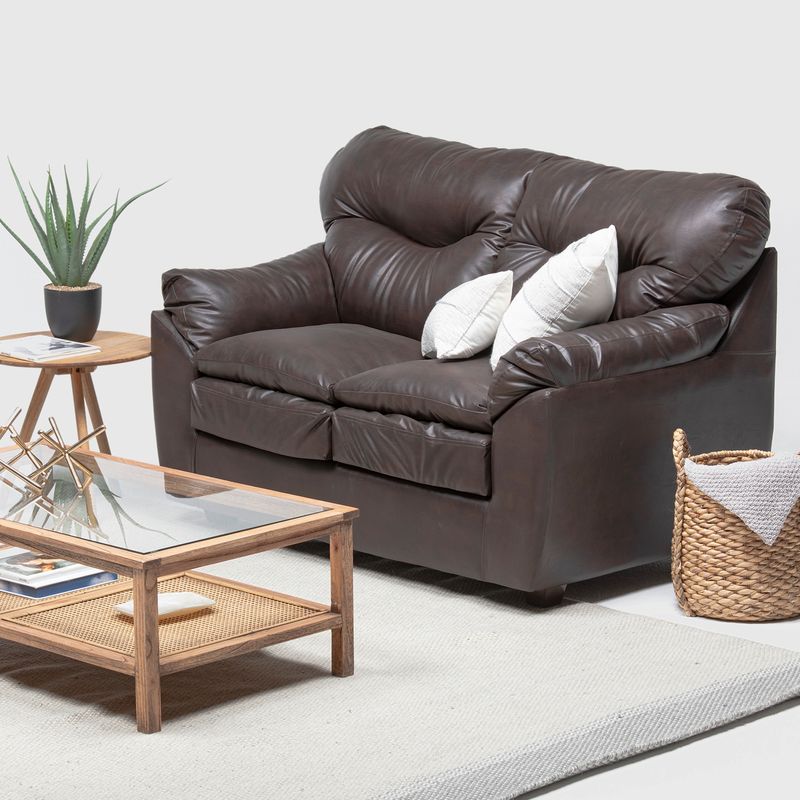 ALMORE - SOFA BELEN 2 CPS PU CAFE ALMORE
