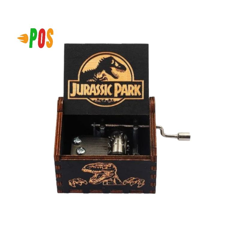 NO LOGO - Cajita Musical con Manivela Jurassic Park