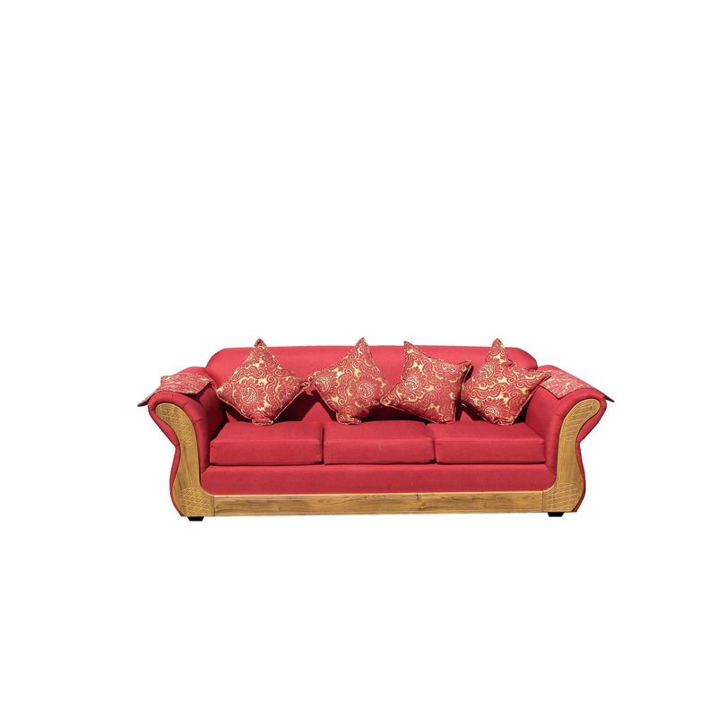 ALMORE - SOFA IRLANDA 3 CPS ROJO MIEL ALMORE