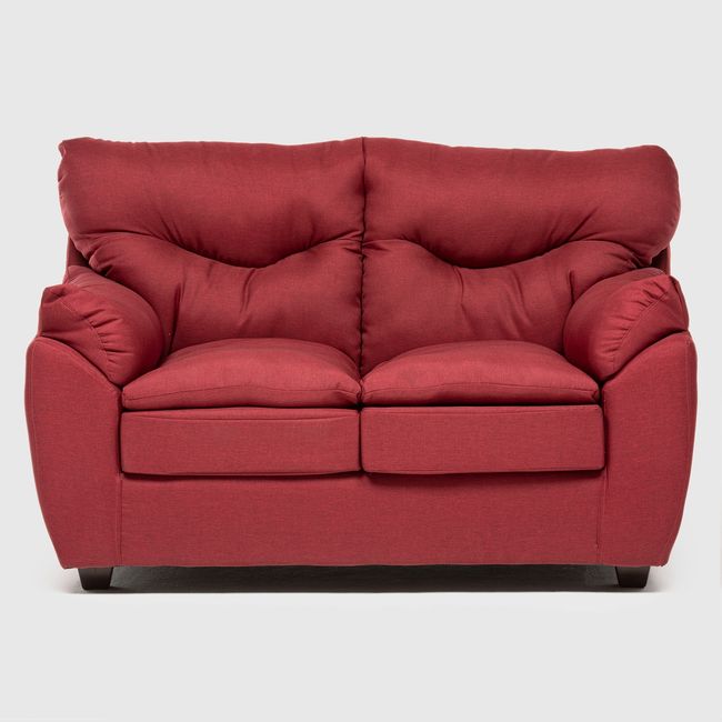ALMORE - SOFA BELEN 2 CPS TELA ROJO ALMORE