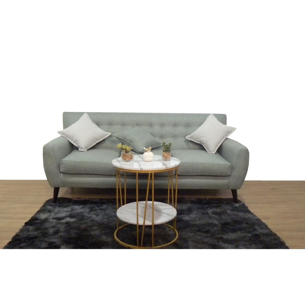 ALMORE - SOFA BOSTON 3 CPS GRIS ALMORE