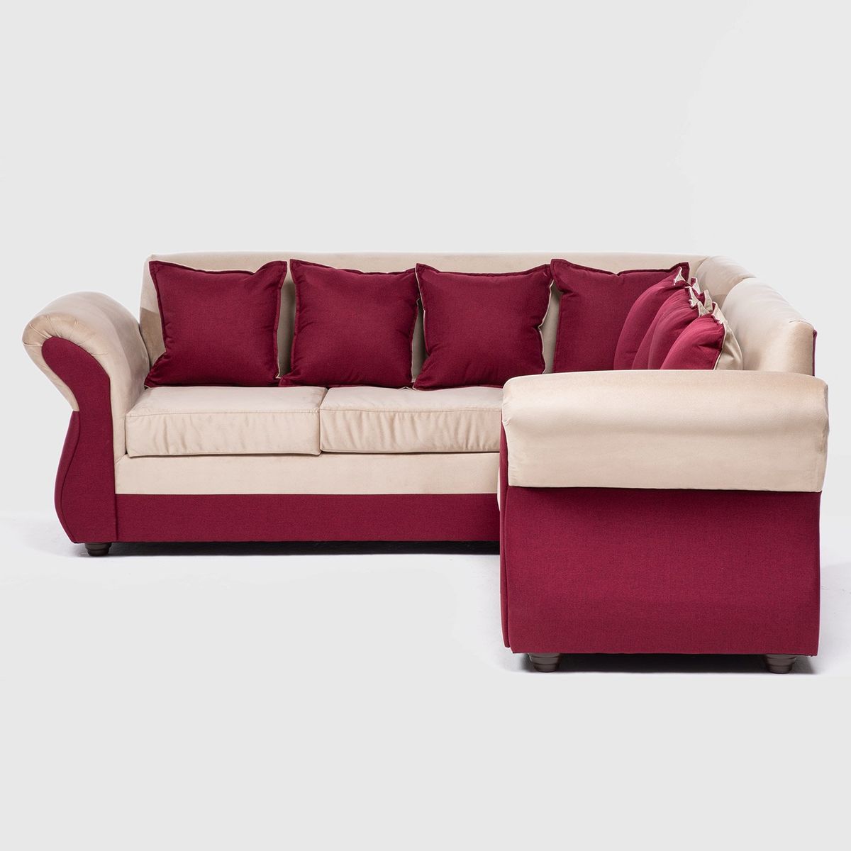 ALMORE - SECCIONAL NEW IRLANDA BI BEIGE ROJO ALMORE