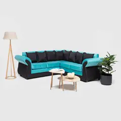 ALMORE - SECCIONAL NEW IRLANDA BI CALIPSO NEGRO