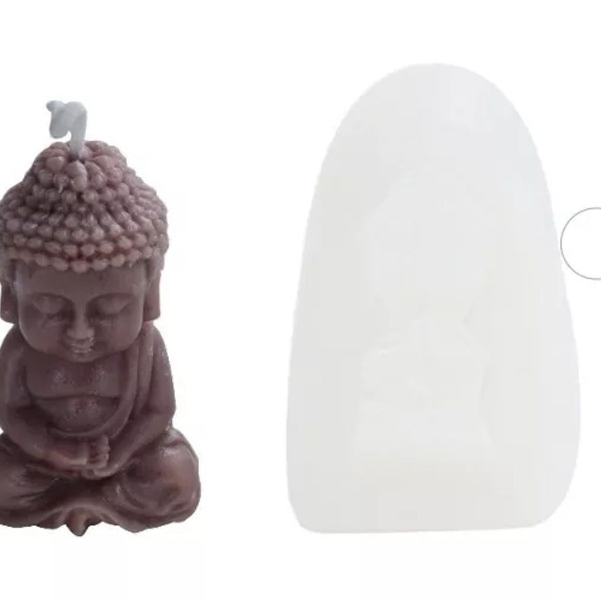 GENERICO - Molde Silicona Velas Y Jabón Buda B