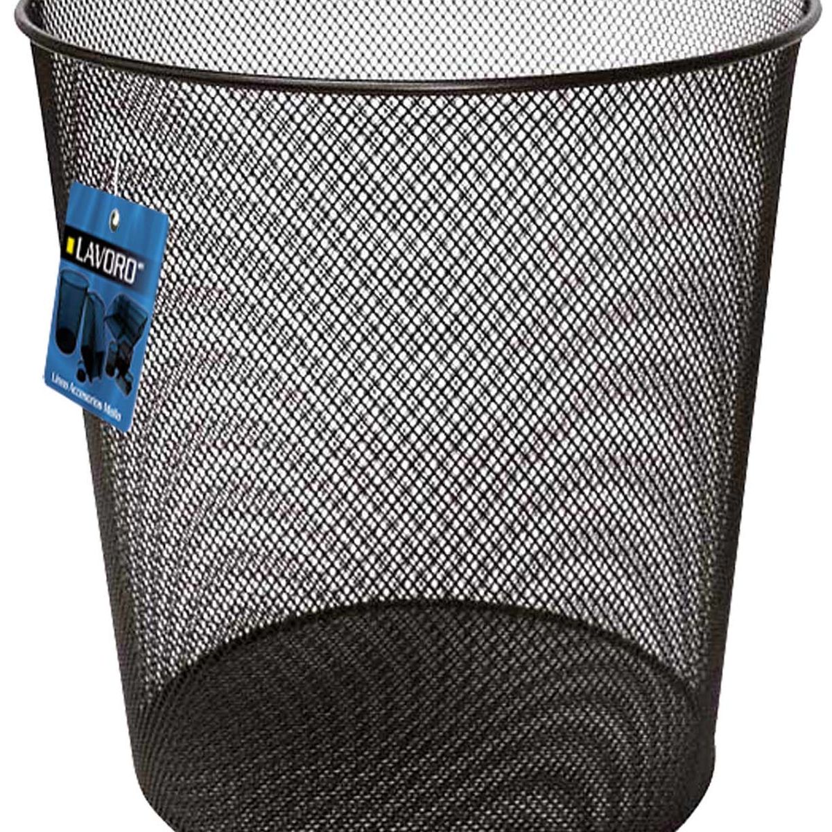 LAVORO - Papelero Pequeño Malla Metal Lavoro