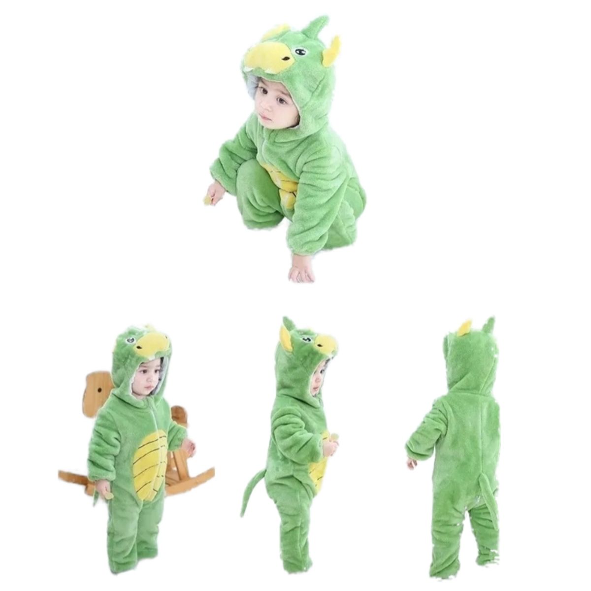 AGW - Pijama Enterito Polar Bebés Dragón