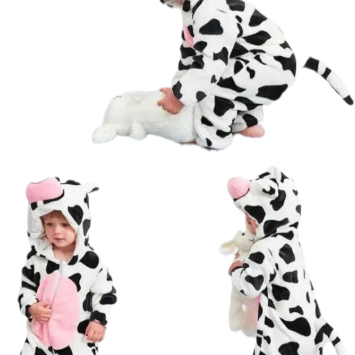 AGW - Pijama Enterito Polar Bebés Vaca