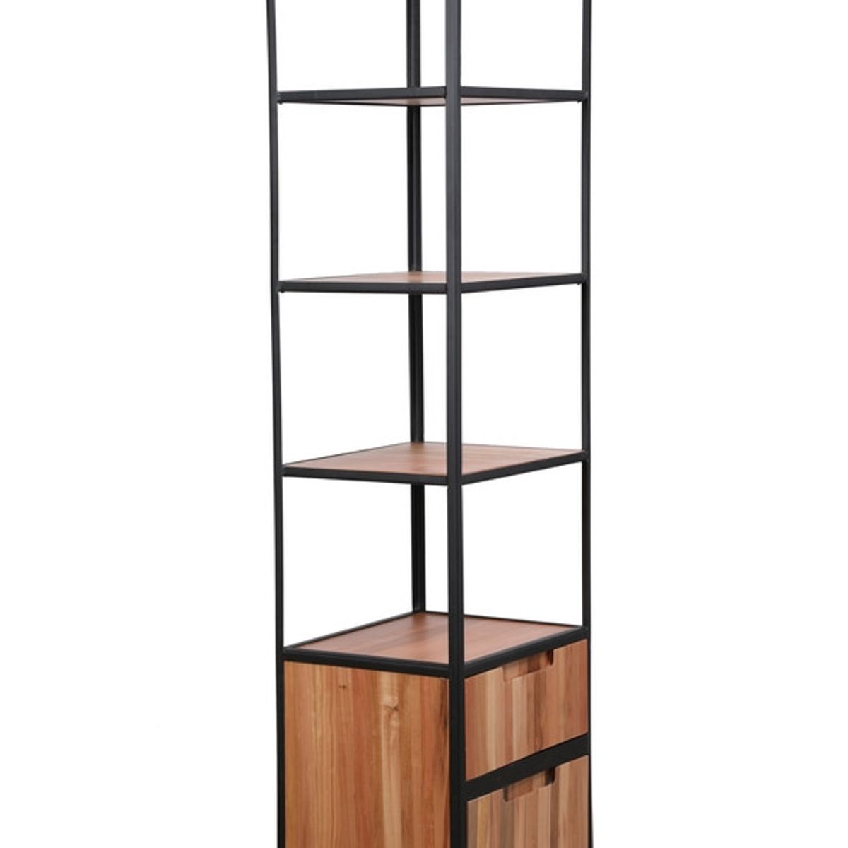 MUEBLES NATIVA - Repisa Fierro Madera Nativa