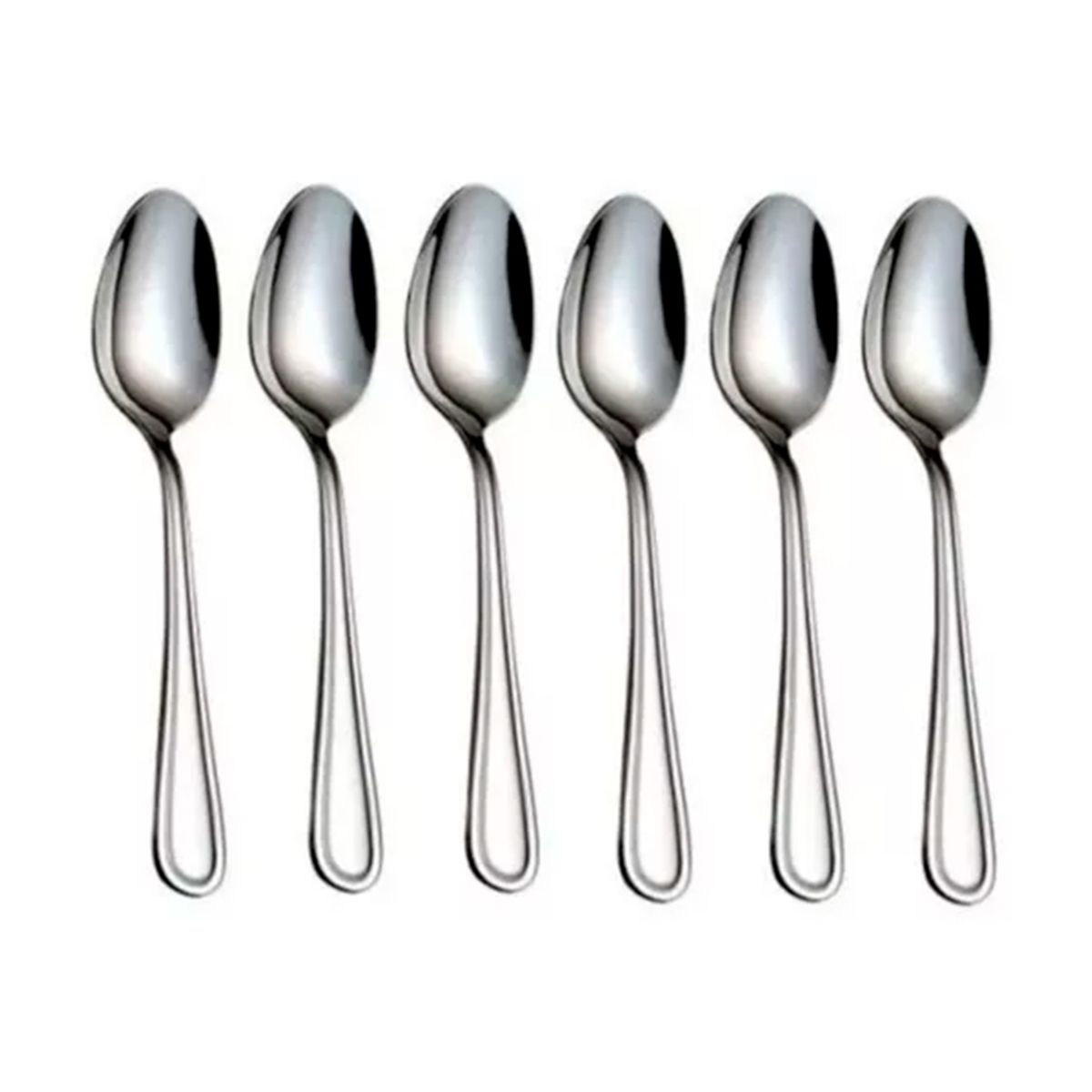 GENERICO - Pack 12 Cuchara Chica De Acero Inoxidable 11 Cm