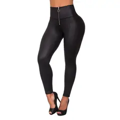 MUJERON - CALZAS PUSHUP 1001 EFECTO CUERO