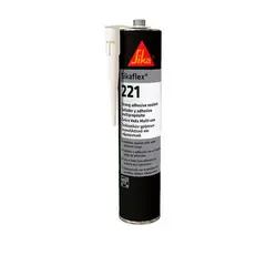 SIKA - SIKAFLEX 221 - Sellante Multiuso Adhesivo de un componente, Negro 300cc