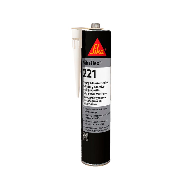 SIKA - SIKAFLEX 221 - Sellador Poliuretano Profesional Blanco, 300 Ml
