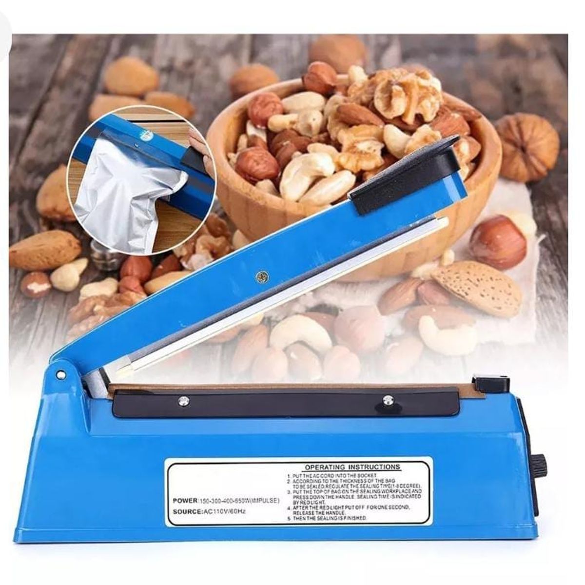 GENERICO - Selladora de Bolsas 300mm Maquina Sellador Térmico Premium