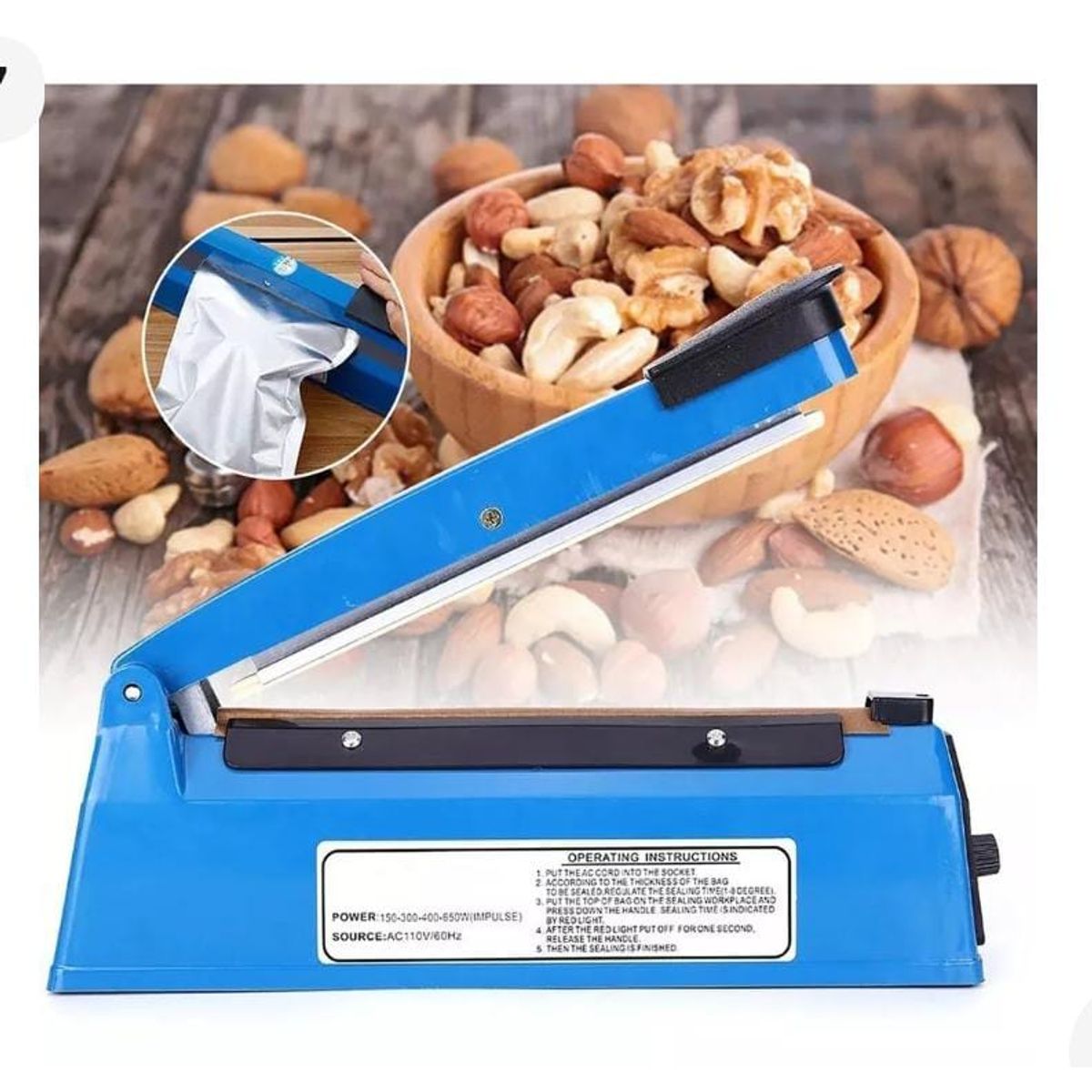 GENERICO - Selladora de Bolsas 300mm Maquina Sellador Térmico Premium