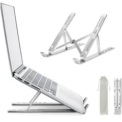 UNIVERSAL - SOPORTE LAPTOP PLEGABLE BLANCO