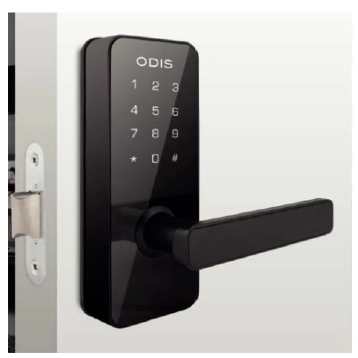 ODIS - Cerradura Digital Odis 7700 Con Picaporte Manilla Reversible - Negro