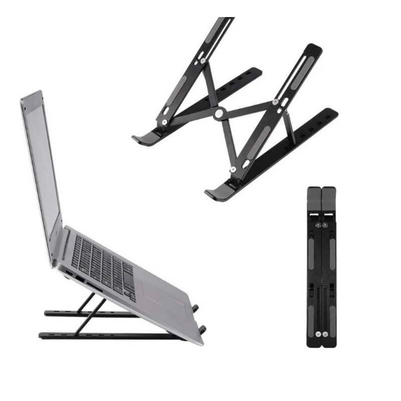 UNIVERSAL - SOPORTE LAPTOP PLEGABLE NEGRO