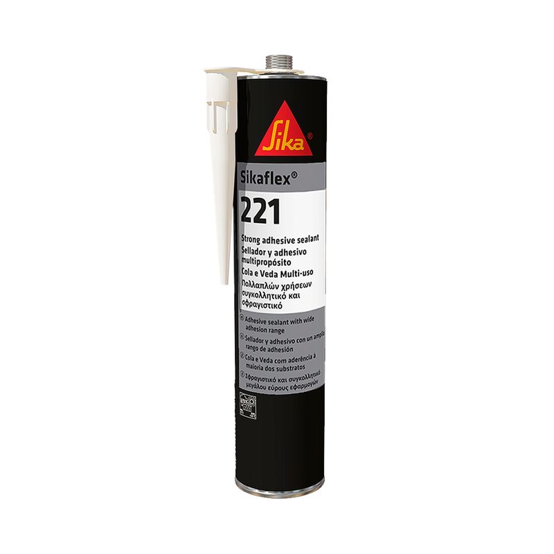 SIKA - SIKAFLEX 221 - Sellante Multiuso Adhesivo de un componente, Gris 300cc