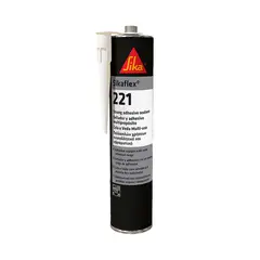 SIKA - SIKAFLEX 221 - Sellante Multiuso Adhesivo de un componente, Gris 300cc