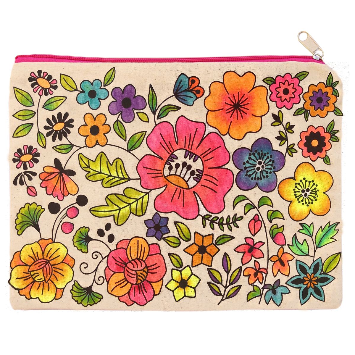 EMPORIO CURANIPE - Kit para pintar Estuche Flor II 8 Marcadores Textile