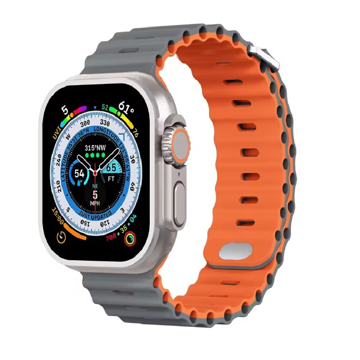 GENERICO - Correa para Apple Watch Modelo Ocean Ultra  46mm,45mm ,49mm