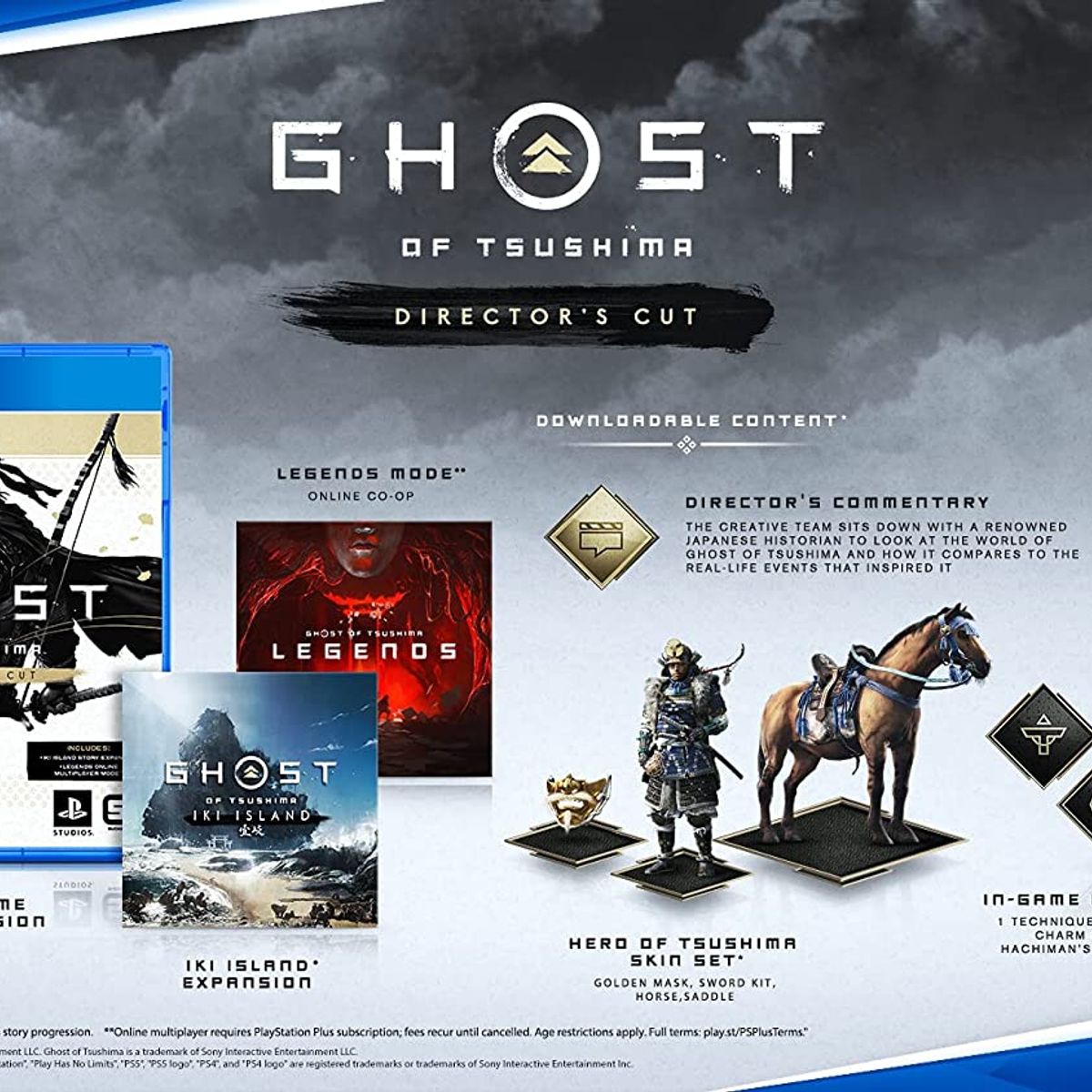 SONY - Ghost Of Tushima Directors Cut Standard Edition Ps4 Fisico