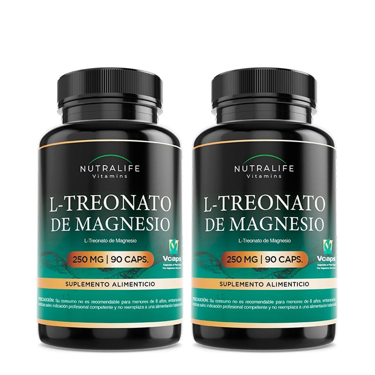 NUTRALIFE - L Treonato De Magnesio Lf 180 Capsulas 250mg 2x90