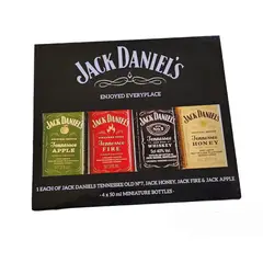 JACK DANIELS - Colección 4 miniaturas Tennesse 50ml